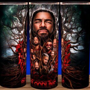 The Bloodline - Roman Reigns - Jey Uso - Jimmy Uso - Wrestling Cup Mug Tumbler
